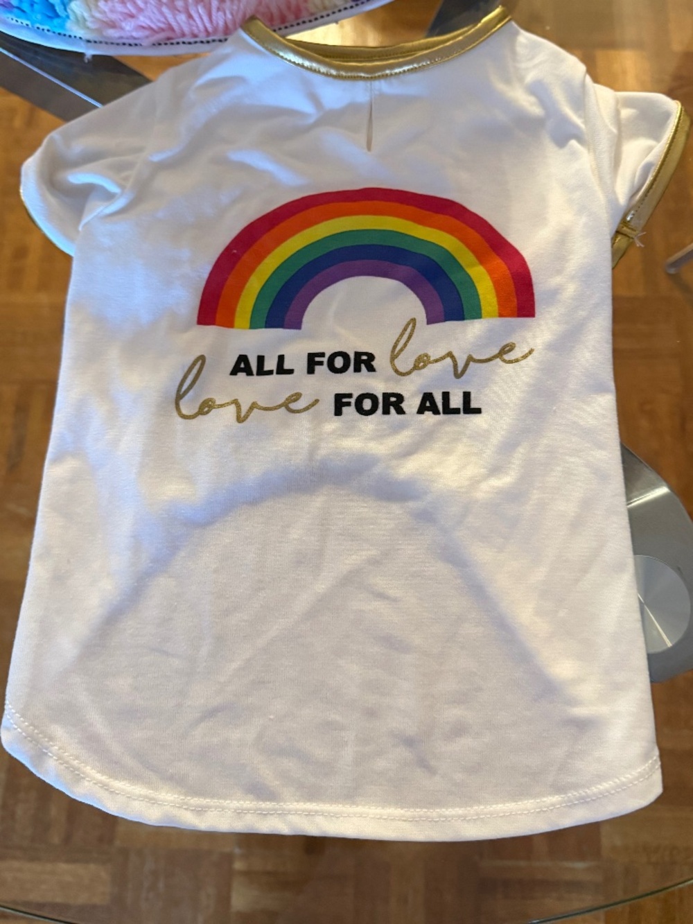 Small Dog Size M Pride T-shirt